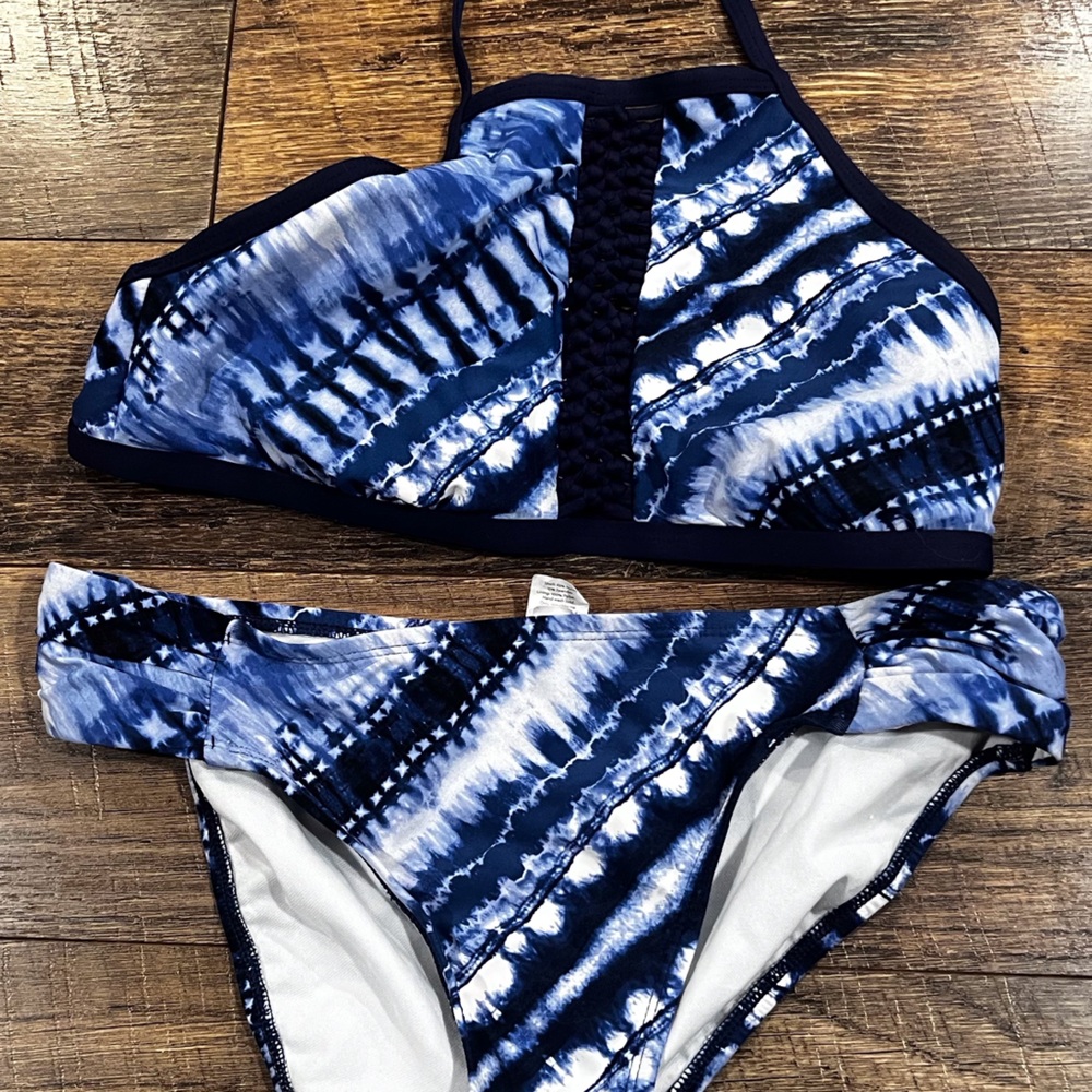 Apt. 9 Blue and White Bikini